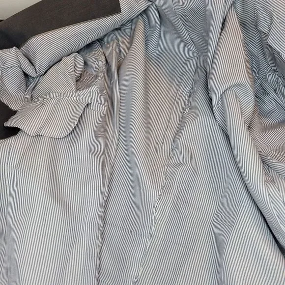 Brooks Brothers Blazer Men 46L Gray‎Wool Regent Fit Explorer Sport Coat